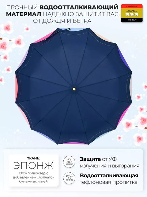 Женский зонт Три слона L3125-7